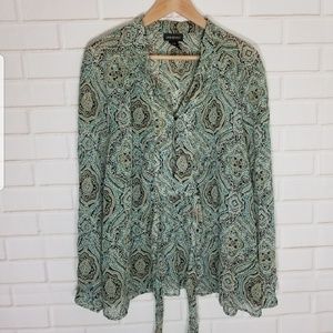 Lane Bryant Women's Sheer Blouse Size 22/24